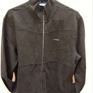 NWT Men Top C. Klein Fleece 4OR2443 Black Casual Zip quality